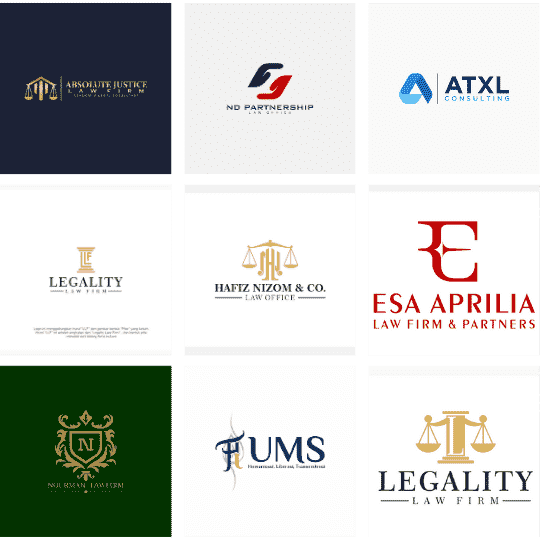 jasa desain logo lembaga firma hukum murah profesional perusahaan 3-min