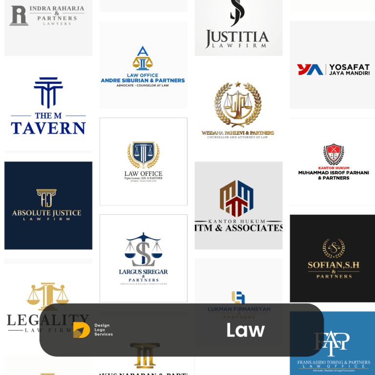 jasa desain logo perusahaan murah profesional terbaik no 1 Firma Hukum 2