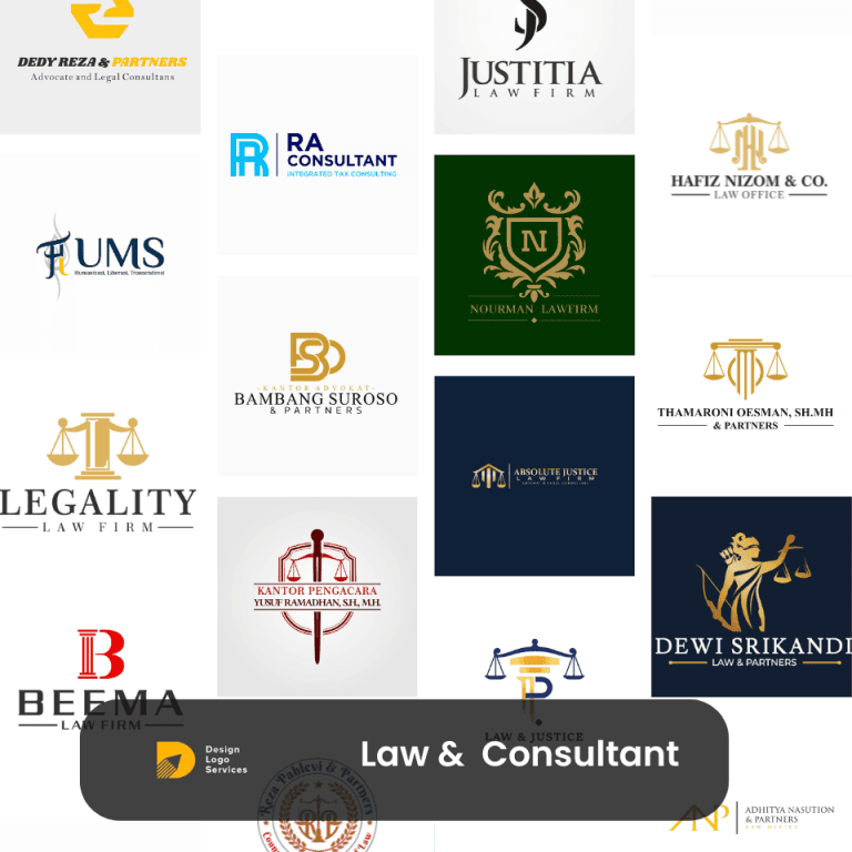 jasa desain logo perusahaan murah profesional terbaik no 1 Firma Hukum