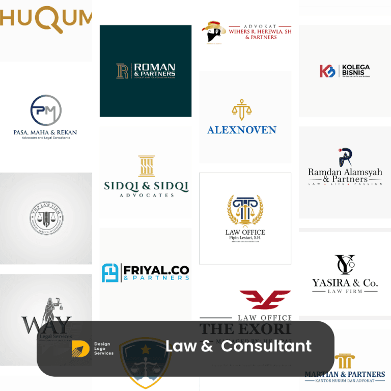 jasa desain logo perusahaan murah profesional terbaik no 1 Firma Hukum