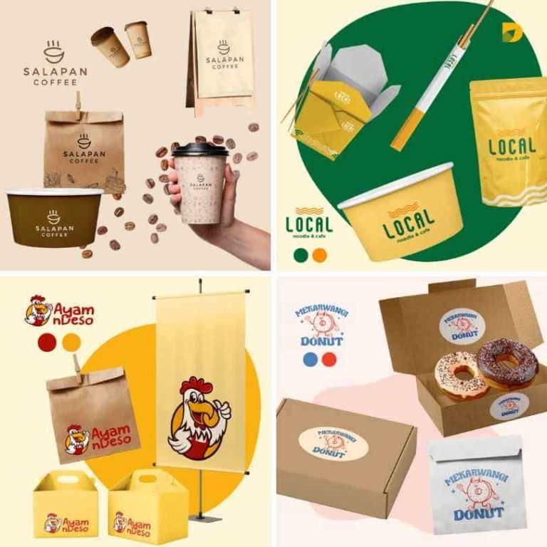 PORT 1 jasa desain logo Makanan Kuliner minuman profesional murah terjangkau cepat